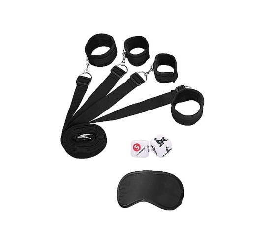 Bed Binding Restraint Kit - Black